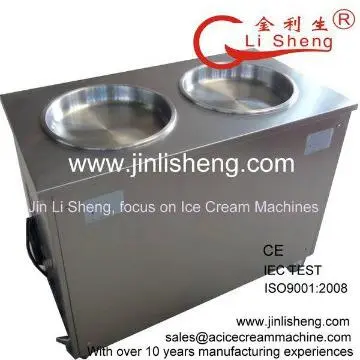 double freezing pan WF2170S Fried Ice Cream Machine Cleanning