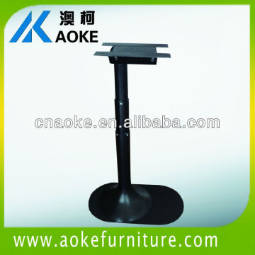 Single leg lifting metal desk frame structure