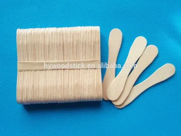 High Quality 100% Natural Wood Spoon For Ice Cream