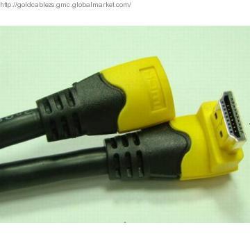 HDMI A to HDMI A (90 degrees in right angle) Cable Double Molding type