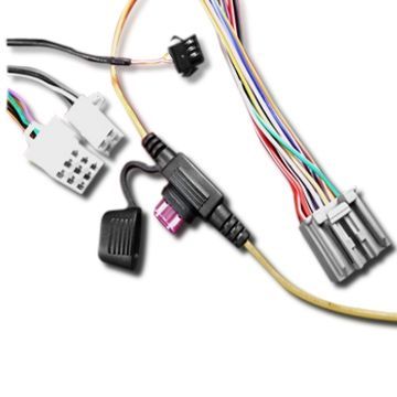 Car CCTV Cable with Fuse Box, Various Kinds of Connectors and Cable Gauges Available