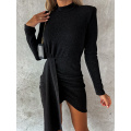 Women's Mini Long Sleeve Bodycon Dress