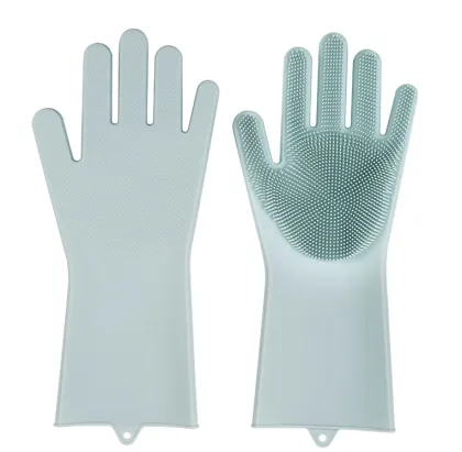 Silicone Gloves Washing Gloves Kitchen Cleaning Glove