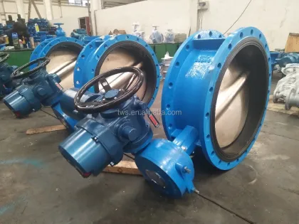 Auma Actuator Automated Water Shut-Off Butterfly Valve