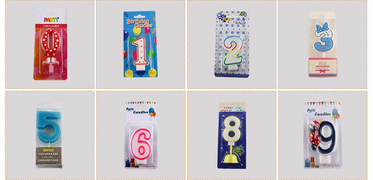 birthday number candles