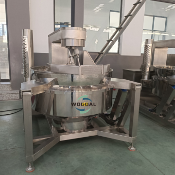 Electric Jacketed Kettle with Mixer for Cooking