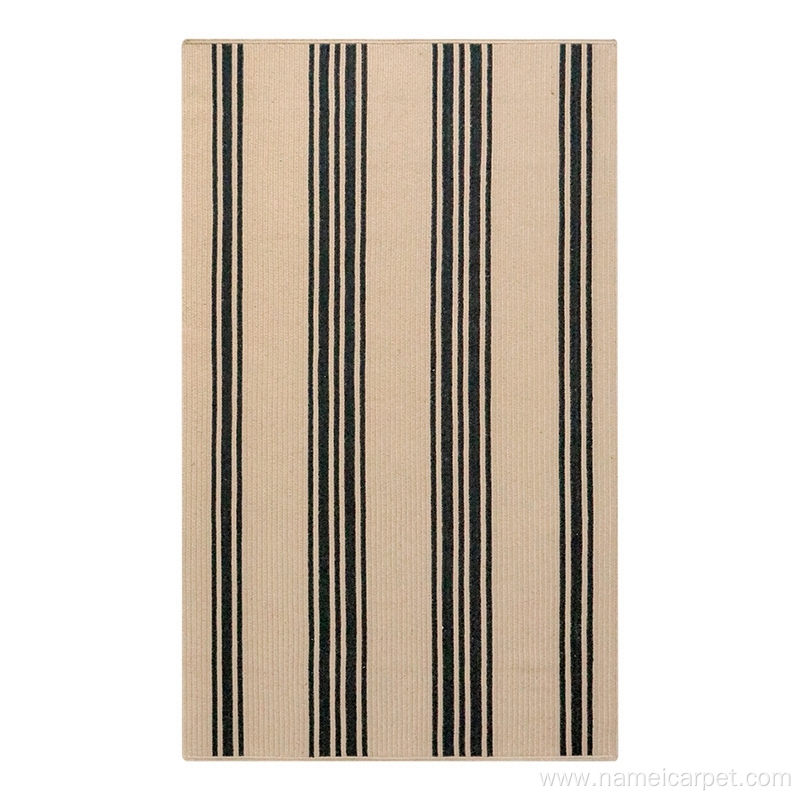 natural fiber woven indoor outdoor jute rug