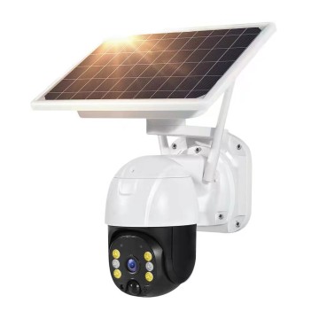 Solar-Powered 4G WiFi Outdoor Security Camera with 2MP ICSEE External Monitor