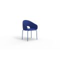 Modern Chairs Metal Golden Legs Velvet Fabric Color Customizable Seat Office Sofa Chair