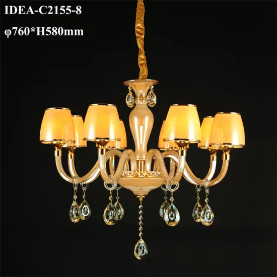fashionable pendant candle chandelier crystal lighting