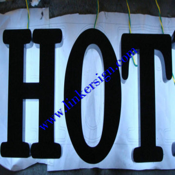 advertising led backlit letter sign