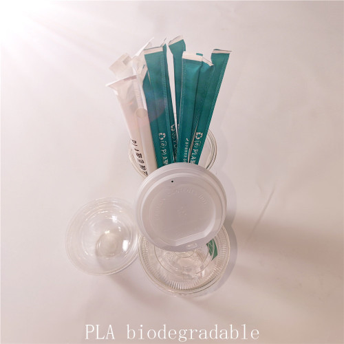 Biodegradação de copos do PLA, selável