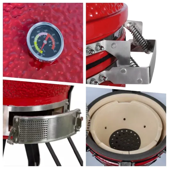 High Quality Kamado 23.5 Inch Charcoal Kamado Grill Ceramic BBQ