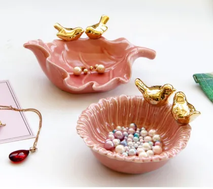 Ceramic Jewelry Tray with Custom Logo