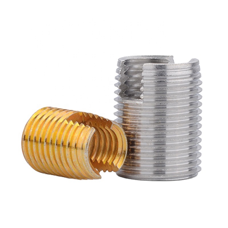 Industrial M10*1.5-18L Brass Spacer Insert Self-Tapping Repair Zinc Plating Stainless Steel Fasteners Screw Bolt Hex Standoff