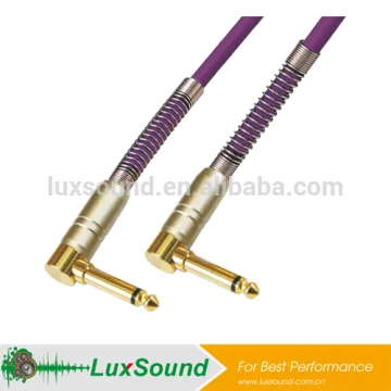 Guitar link, right angle 1/4" JACK guitar cable, 6.35MM MONO LUXOUSND