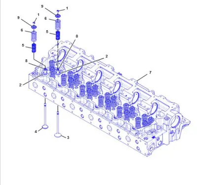 Caterpillar D11R C32 Engine Cylinder Head 359-0936