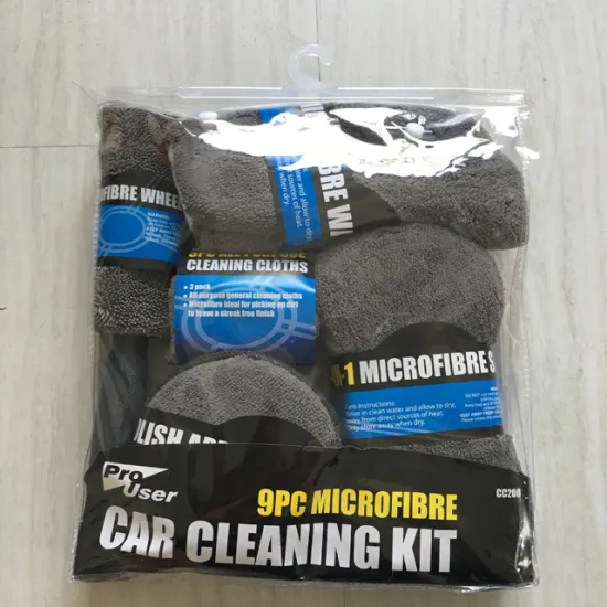 9 Piece Car Kit Washing Bundle
