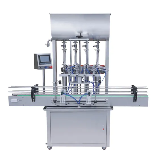 YK Four-Head Automatic Straight Line Tomato Paste, Sauce, and Cosmetic Bottle Filling Machine
