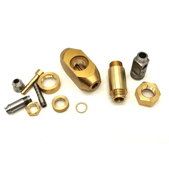 CNC machining brass part turning service