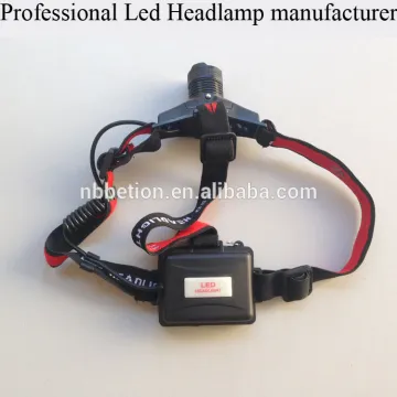 AA battery headlight zoom led headlamp aluminium led headlamp