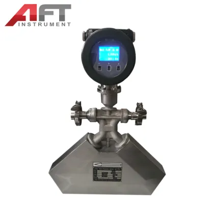 High Accuracy Industrial Asphalt Hydraulic Oil Coriolis Mass Flowmeter DN3-DN150