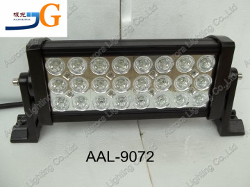 11.5"Promotional Three rows led light bar IP67 12/24V 72w led work light bar AAL-9072