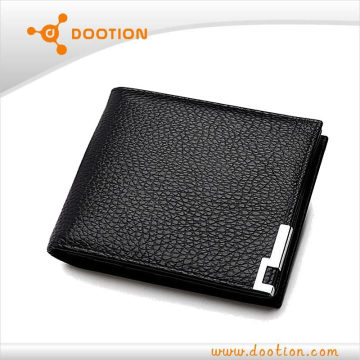 genuine leather men's wallet with first layer cowhide material