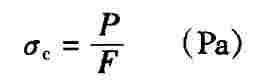 compression strength (σc)