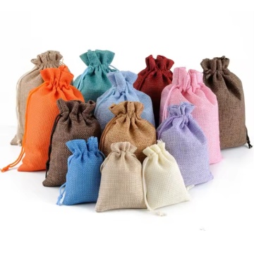 Beg Drawstring Linen Imitasi Promosi