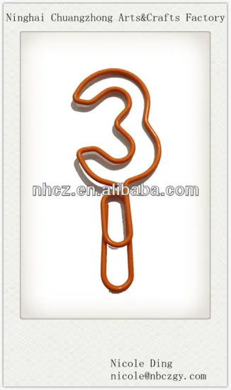 No.3 Shaped Paper Clips
