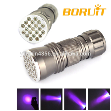 Boruit Handheld UV Torch 21LED UV Lamp for Detecting