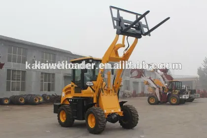 heavy equipment small loader ZL12 with pallet fork loader machinery
