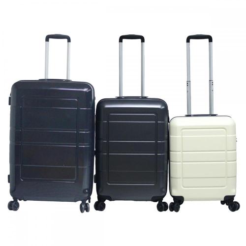 PET Material Trolley Case with Steel Wire