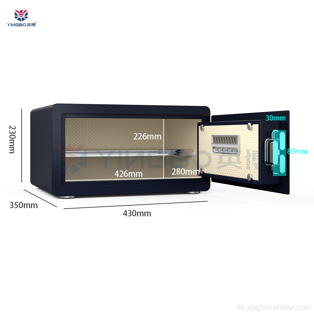 Automatisch ausgewirktes Hidden Griff Safe kleine Hotel Safe Box