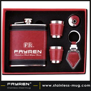 9oz stainless steel hip flask