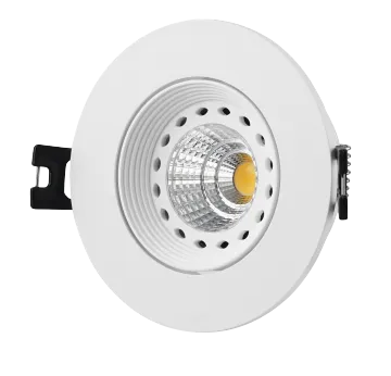 High-Quality Anti-Glare LED Recessed Ceiling Downlights with GU10 MR16 Adjustable Lamp Frame