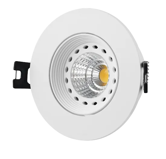 High-Quality Anti-Glare LED Recessed Ceiling Downlights with GU10 MR16 Adjustable Lamp Frame