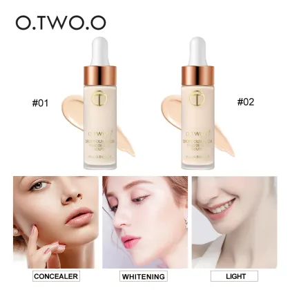 O.TWO.O Long Lasting Full Coverage Whitening Liquid Foundation