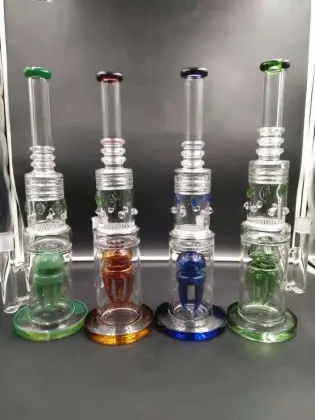 18 inches jellyfish Irene filters glass water hookah