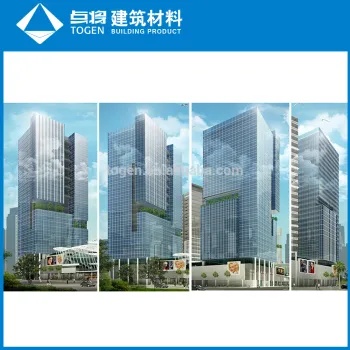 Decorative Building Material Fabricated Low E Glass Architecture Glass