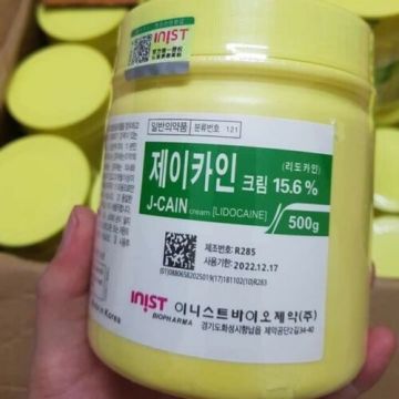 J-Cain 15.6% 리도카인 크림 500 그램 피부 마비