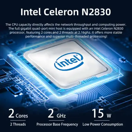 Fanless Mini PC Intel Firewall