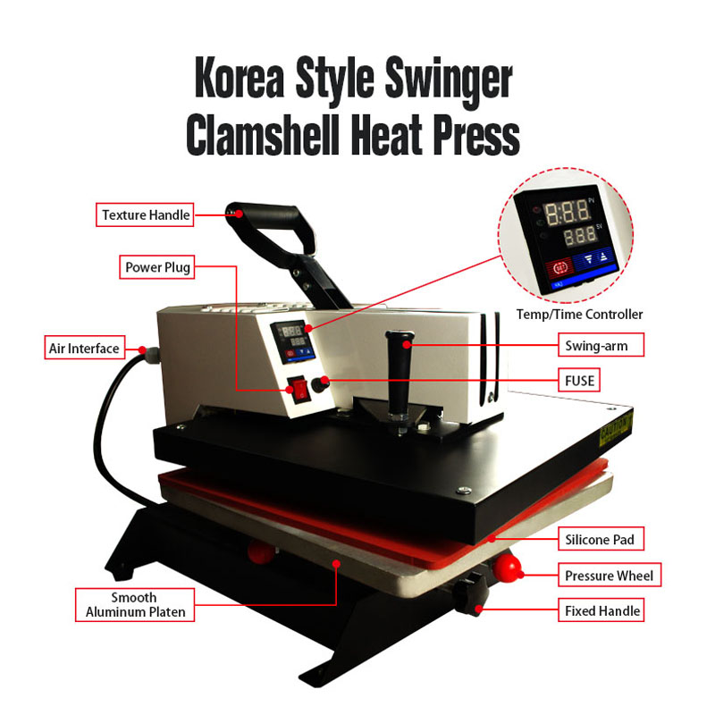 Korean Digital Heat Press Machine, High Quality Korean Digital Heat Press Machine on