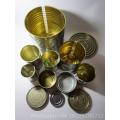 3 pieces food round tin cans