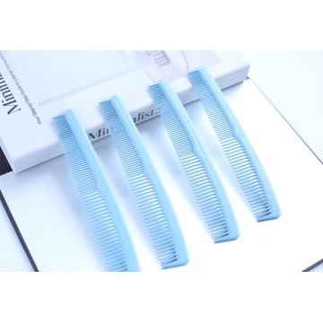 Blue hotel bathroom disposable plastic hair combs