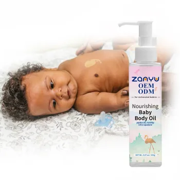 Organic Private Label Baby Body Massage Oil - 150g Nourishing Moisturizing Skin Care