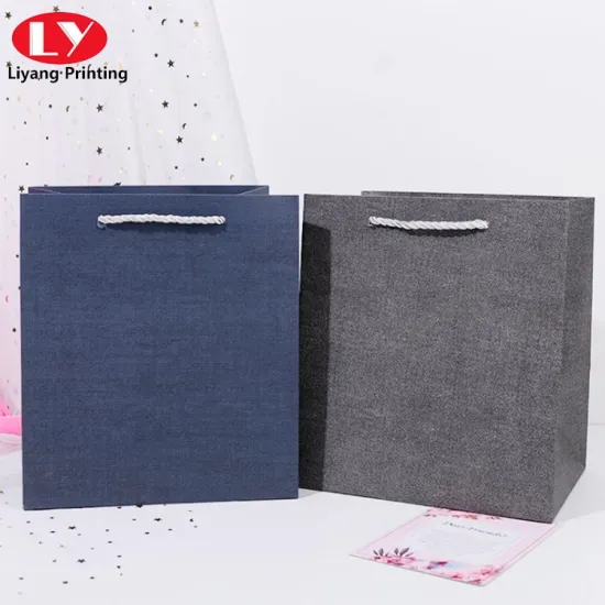 Simple Striped Multicolor Paper Bag