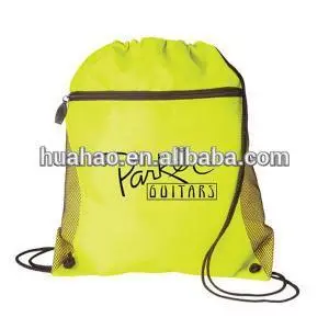 2015 the best quality gym drawstring non woven bags