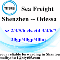 Servicios de envío de fletes marítimos de Shenzhen a Odessa